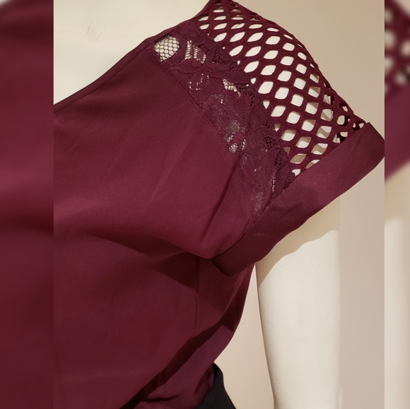 Express silky short sleeve top - Picture 2 of 6